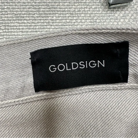 Goldsign ⭐️ NEW Powder Grey Peg Denim Jeans Sz 29